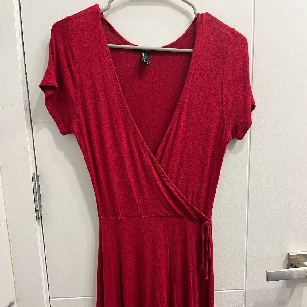 Forever 21 mock wrap dress